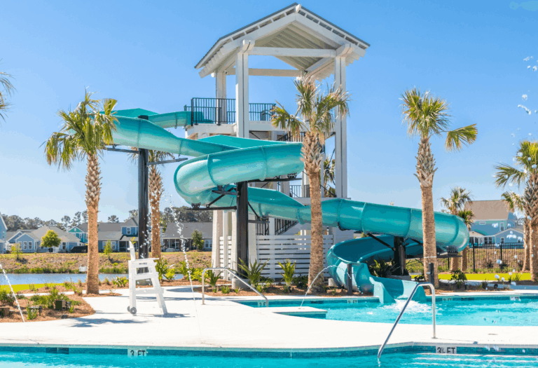 The perch waterslide tower